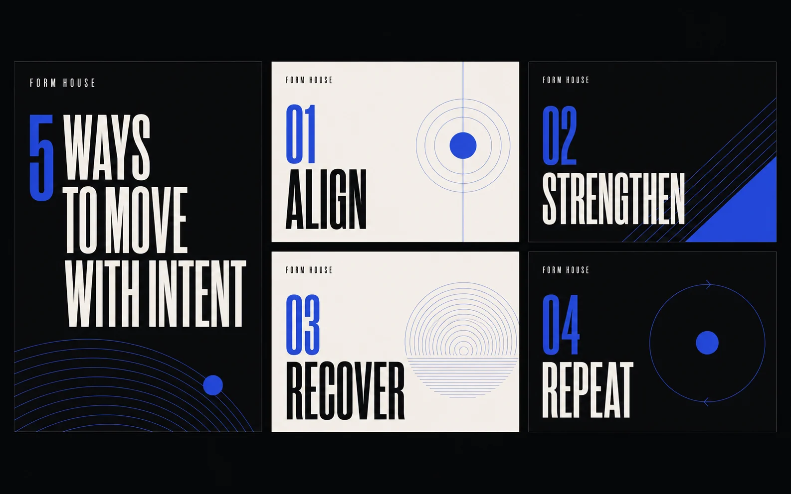 FORM HOUSE content carousel concept