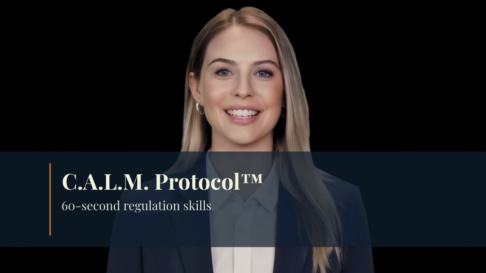 THE C.A.L.M. PROTOCOL, Leadership concept commercial