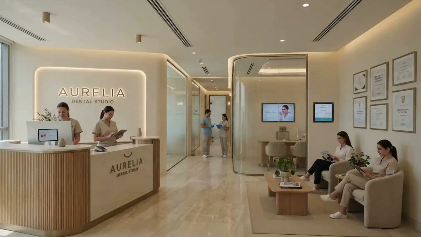 AURELIA DENTAL STUDIO website concept preview
